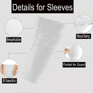 สนับแข้งฟุตบอลแบบมีวัสดุ EVA น้ำหนักเบา สายรัดยืดหยุ่นแน่นหนาเพื่อการสวมใส่ที่มั่นคงและสวมใส่สบายได้ยาวนาน - Product Image 5