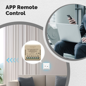 สวิตช์ม่านม้วนอัจฉริยะ Wi-Fi พร้อมรีเลย์มอเตอร์ 4 สาย สำหรับม่านไฟฟ้าแบบดั้งเดิม  พร้อมแอปพลิเคชัน - Product Image 2