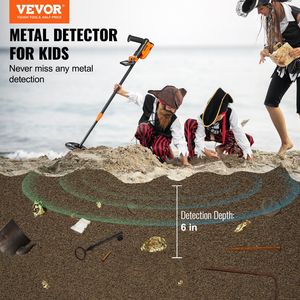 Avanzato DSP Chip Metal Detector per bambini da 6 pollici da 25 ''-37'' regolabile bobina di ricerca impermeabile IP68 LCD da caccia accessori - Product Image 2