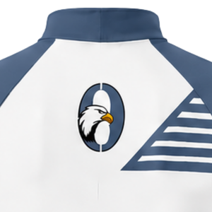 Ensemble maillot et short de cyclisme bleu ardoise et blanc, manches courtes, fermeture éclair intégrale, respirant, rembourré, pour la course à vélo, l'entraînement et les performances sportives - Product Image 4
