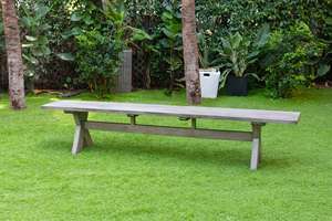 Mesa de Comedor Moderna de Madera, Diseño Minimalista, Muebles de Exterior para Patio o Uso Doméstico - Product Image 2