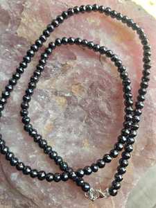 Cuentas de Diamante Moissanita Negra de 5 MM y 22 Pulgadas, Corte AAA Facetado, para Joyería - Product Image 3
