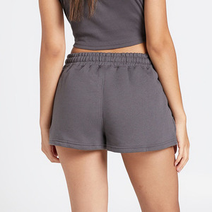 Shorts décontractés personnalisés DTG pour femmes en polyester et coton avec cordon de serrage, imprimé graphique personnalisé, coupe décontractée, vêtements décontractés - Product Image 2