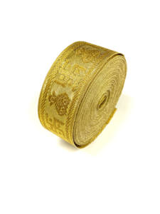 Cinta Jacquard Étnica con Diseño de Espiga y Estampado Animal, 100% Poliéster, Ecológica, de Alta Tenacidad, para Bolsas de Ropa y Hogar - Product Image 6