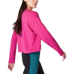 Camiseta Deportiva Informal para Mujer, a Rayas, Transpirable, Ligera, de Secado Rápido, de Seda, Holgada, de Alta Calidad, con Logotipo Personalizado - Product Image 5
