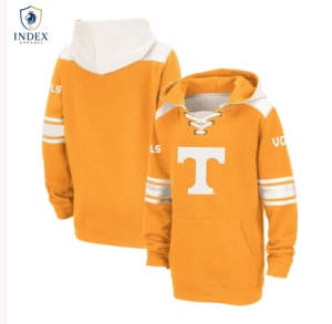 INDEX APPAREL Sudadera con capucha Tennessee Volunteers, color naranja, rayas blancas, con cordones en la parte delantera, unisex, para adultos, corte regular - Product Image 1