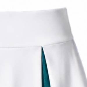 Teal Panel Cheerleading <b>Skirt</b> Pleated Athletic Team Uniform Bottom Performance Sportswear Training Competition Apparel Custom - Product Image 4