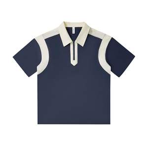 เสื้อโปโลซิปสำหรับผู้ชาย - วัสดุแห้งเร็วพร้อมซิปยาวเต็มตัว เหมาะสำหรับการออกกำลังกาย วิ่ง และไลฟ์สไตล์แอคทีฟ - Product Image 5