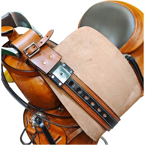 Silla de montar western de cuero premium para carreras de barriles, para adultos, disponible en todos los tamaños. - Product Image 3