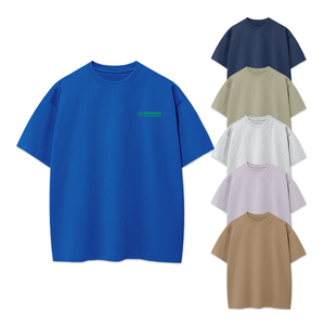 T-shirt homme coupe classique, 100% coton, col rond, manches courtes, impression sérigraphique logo personnalisé, style décontracté et ample. - Product Image 4