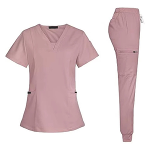 New Style <b>Scrub</b> Suit Nurse Uniform Basic Straight Pants Unisex Work Spa Uniform <b>Clothes</b> Women Sets Uniforme De Enfermera - Product Image 1