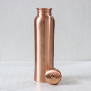 Copper Water <b>Bottle</b> 1L Portable Minimalist Design for Travel - Product Image 1