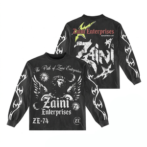 เสื้อยืดคอกลมแขนสั้นผ้าเจอร์ซีย์ผสมสแปนเด็กซ์/คอตตอน พิมพ์ลายสกรีนโลโก้ตามสั่ง ทรงปกติ เป็นมิตรต่อสิ่งแวดล้อม สำหรับผู้ชาย - Product Image 1