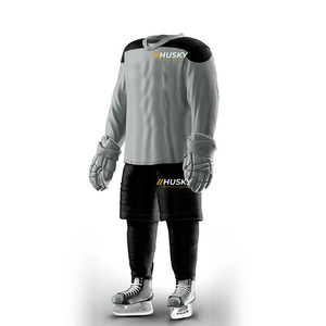 Uniformes de Hockey sobre Hielo Personalizados al por Mayor para Adultos, Alta Calidad, 100% Poliéster, Impresos, Antibacterianos, para Todas las Temporadas - Product Image 2