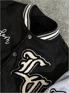 Veste d'hiver confortable pour homme, style Letterman, col montant, logo sur le devant, coupe-vent, haute qualité, écologique, à prix raisonnable - Product Image 6