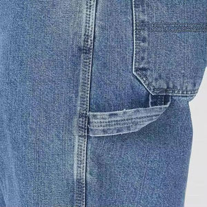Men's Mid Waist Solid Color Denim Bermuda Shorts <b>Button</b> <b>Fly</b> Casual Ripped Breathable Silk Screen Printed Quick Dry Windproof - Product Image 5