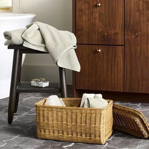Cesta de almacenamiento con tapa, diseño nuevo, color y dimensiones OEM ODM, al mejor precio, hecha en Vietnam. - Product Image 4
