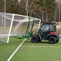 Déplaceur de buts de football hydraulique monté sur tracteur avec cadre réglable pour terrains de sport - Prix de dépôt