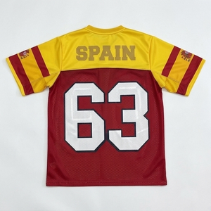 Camiseta de Baloncesto de España Unisex con Cuello en V, Manga Corta, Malla Sublimada de Poliéster Transpirable, Ropa Deportiva para Adultos, Talla 63 - Product Image 4