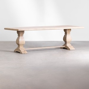 Mesa de Comedor Rectangular Vandana Hexa Solace en Madera de Mango (220x100 cm) - Product Image 3