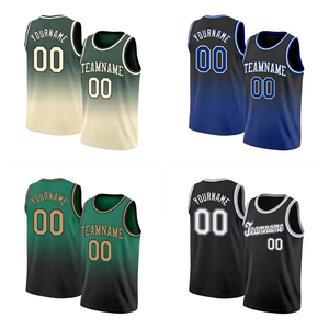 Ensembles de maillots de basket-ball personnalisés unisexes imprimés par transfert thermique, coupe ajustée, col en V, logo d'équipe, impression du nom du joueur, qualité supérieure - Product Image 3