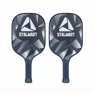Raquette de pickleball Stalwart, forme standard, 40 trous, poignée antidérapante, noyau en bois de peuplier, durable, motif uni, design tendance pour - Product Image 4
