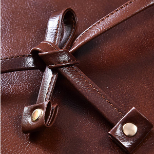 Tablier de Barbier Ajustable en Cuir Vert Rayé Imperméable avec Logo Personnalisé – Meilleure Vente - Product Image 6
