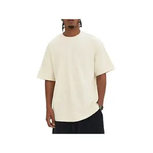 240gsm Thick Cotton Men's T-Shirt High Quality Fashion 100% Cotton Plain Blank T-Shirt in Bulk