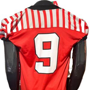 เสื้อเจอร์ซีย์แฟนฟุตบอลอเมริกันเสื้อเจอร์ซีย์ปักลายด้วยการระเหิดของผู้ปกครองภาพถ่ายจริงโรงงานจริงความอุ่นใจสำหรับคุณ - Product Image 1