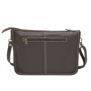 กระเป๋าหนังแท้สไตล์ตะวันตก ลายพิมพ์ขนสัตว์ งานแฮนด์เมด กระเป๋าสะพายไหล่ผู้หญิง สไตล์โบฮีเมียน กระเป๋าถือแบบดั้งเดิม - Product Image 3