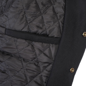 Customizable Men's Varsity Jacket in 100% Cotton Canvas 2025 OEM Service Men's Jackets - Product Image 3