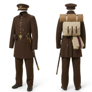 Uniforme Ceremonial Vintage Transpirable Hecho en Pakistán, Reproducción con Tela de Forro Polar Ecológica, Diseño Auténtico - Product Image 1