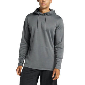 Sudadera con Capucha Negra para Hombre, Corte Regular, Secado Rápido, Tejido de Punto, Estilo Casual para Otoño, con Diseño de Bolsillo - Product Image 3