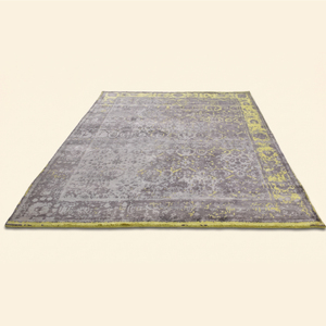 DECORDEC Tapis en laine tufté à la main, style moderne vieilli, écologique, antidérapant, à poils épais, pour salon, chambre et hôtel - Product Image 2