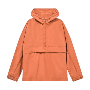 Veste coupe-vent à capuche personnalisée avec logo personnalisé pour homme, veste décontractée à demi-zip pour homme - Product Image 3