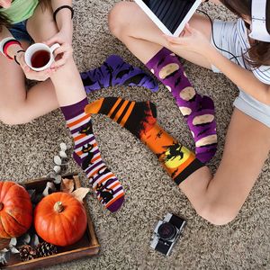 6 paia divertenti zucca ragno nero gatto calze di cotone per gli uomini donne ragazze-Halloween vacanza Set - Product Image 5