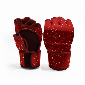 Gants de sparring MMA personnalisés avec motif imprimé, demi-doigts, pour entraînement, grappling, sac de frappe, fitness et combat - Product Image 4