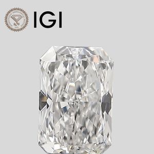 เพชรทรงรัศมี 1.00 กะรัต เพาะเลี้ยงในห้องปฏิบัติการ สี E ความสะอาดระดับ VS1 ได้รับการรับรองจาก IGI - Product Image 1