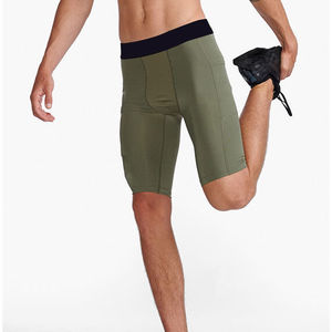 Pantalones Cortos de Compresión para Hombre, Cintura Elástica, Color Sólido, Alta Calidad, Rendimiento, Transpirables, Absorben la Humedad, Deportivos, para Gimnasio y Entrenamiento - Product Image 4