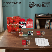 [Album original coréen authentique à 100 %] LE SSERAFIM 1er album single 'SPAGHETTI Paper (Aléatoire)' Album K-pop pour tous les âges