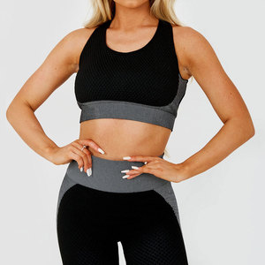 Women's Seamless 3 Piece <b>Workout</b> Set Custom Yoga Fitness Activewear Sports Bra High Waist Leggings and <b>Jacket</b> Gym Wear Outfit - Product Image 4