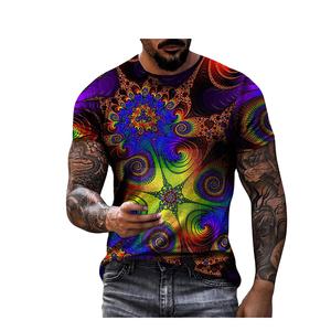 T-shirt Wak 3D personnalisé en tissu tricoté avec étiquette tissée couleur personnalisée OEM T-shirt anti-rides à séchage rapide pour hommes - Product Image 4