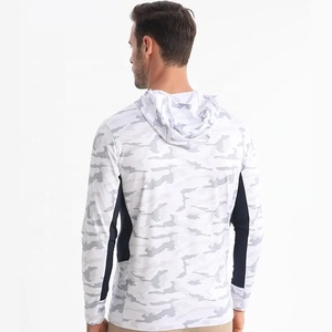 2026 New Arrival Custom OEM <b>Camo</b> Sublimation Print Waterproof Performance Fishing Hoodie UPG 50 Hooded Fishing Gym Shirt - Product Image 4