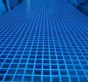 La grille en plastique renforcé de fibres (FRP) d'une épaisseur de 38 mm est un panneau de revêtement composite robuste et résistant à la corrosion. - Product Image 2