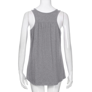 Mujeres gimnasio entrenamiento Fitness Tank Tops transpirable Jersey deportes camisa Casual Cruz chaleco espalda descubierta Yoga camiseta ropa activa - Product Image 2