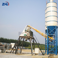 Centrale à béton HZS25 HZS35 HZS50 avec pesage précis et performance de mélange stable