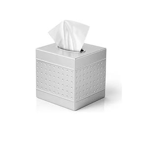 Porte-boîte à mouchoirs rectangulaire en bois massif marron, porte-mouchoirs décoratif pour la maison, accessoires de salle de bain - Product Image 5