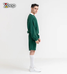 Shorts décontractés pour hommes XEEP personnalisables, légers, solides, de haute qualité, à séchage rapide, respirants, avec cordon de serrage, tricotés, service OEM - Product Image 1