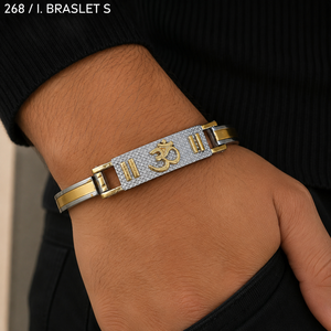 Pulsera de moda Sinhala para hombre, venta al por mayor, pulsera de joyería artificial de Malasia, pulsera chapada en oro, pulsera del sur de Asia - Product Image 5
