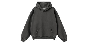 Hoodie Oversize Luxe Épais 500 GSM Coupe Boxy Épaules Tombantes Molleton Bouclette Streetwear Décontracté Tendance Homme Femme - Product Image 4